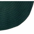 thumbnail image 3 of Better Trends 7.3' x 9.3' Oval Braided Rug 100% Polypropylene Durable & Stain Resistant Reversible Indoor Area Utility Rug Alpine Solid Collection - (Hunter Solid), 3 of 6