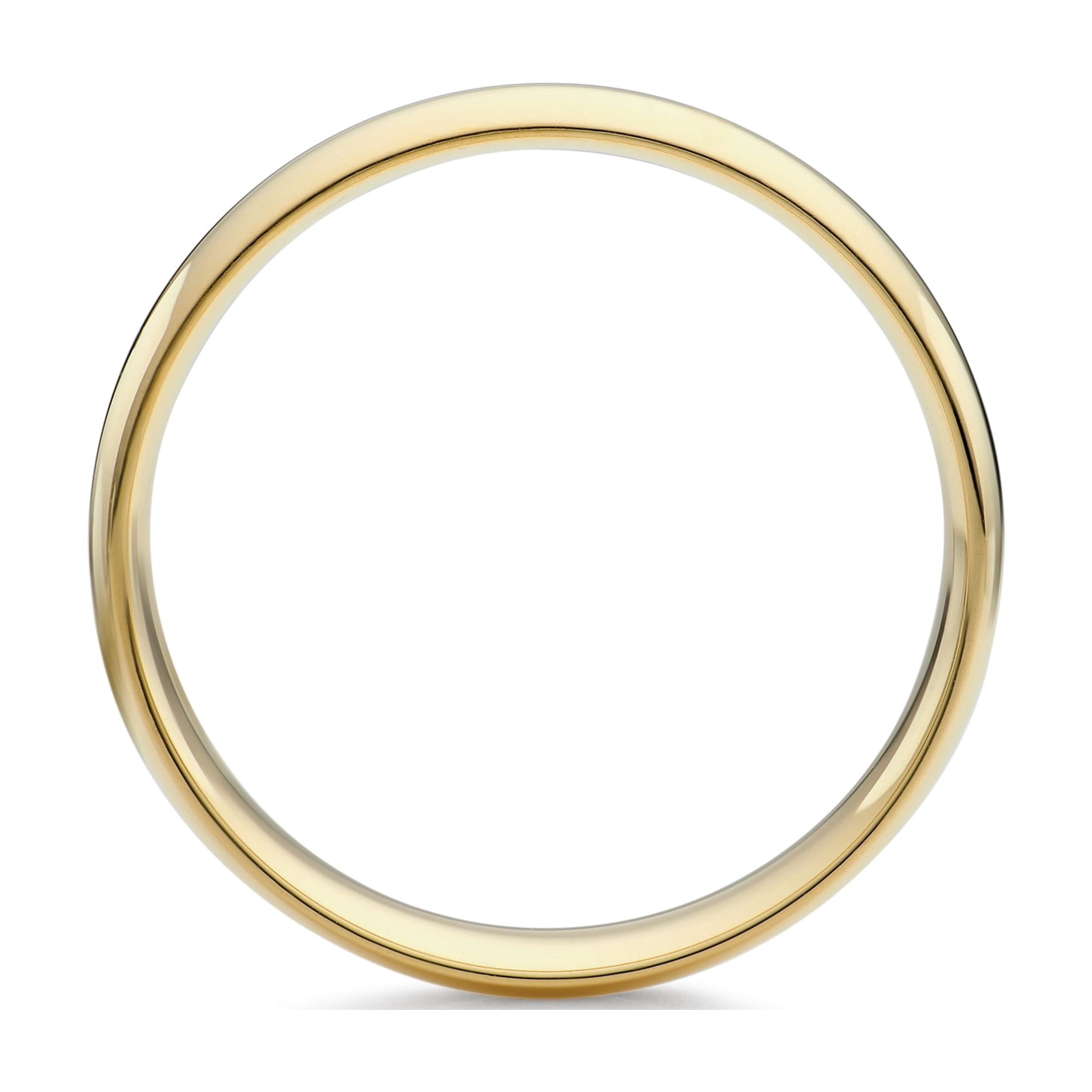 Oxford Ivy Oxford Ivy Men's 10K Yellow Gold 5mm Comfort Fit Plain Wedding Band Size 13