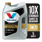 Valvoline Extended Protection Premium Full Synthetic 5W-20 Motor Oil 5 QT