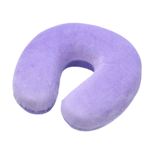 Almohada de viaje moderna y suave que brinda soporte para el cuello para la oficina, el automóvil, las caminatas, , y el sueño Violeta
