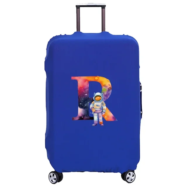 Luggage Cover Washable Case Cover Protective Case Scratch Proof Case Cover Suitable for Astronaut Print Pattern Fits 18-32 Inch 8astronaut letter R XL