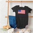 thumbnail image 4 of Classic American Flag USA Pride Romper Boys or Girls Infant Baby Brisco Brands 6M, 4 of 6