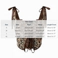 thumbnail image 4 of QSAWXQZ Women's Bustier Top Tie Strap Sleeveless Square Neck Lace Up Boned Top XL, 4 of 7