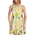 thumbnail image 1 of Fotbe Animal Tree Vestido de Verano sin Mangas para Mujer – Vestido Midi Línea A, Estilo Camiseta Floral, Vestido Playero Casual y Fluido, 1 of 7