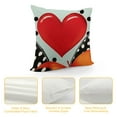 thumbnail image 4 of GOSMITH  Valentines Day Pillow Covers Polka Dot Stripes Love Heart Buffalo Plaid Valentine Pillows Decorative Throw Pillows Valentines Day Decor for Sofa Couch Home Valentines Day, 4 of 5