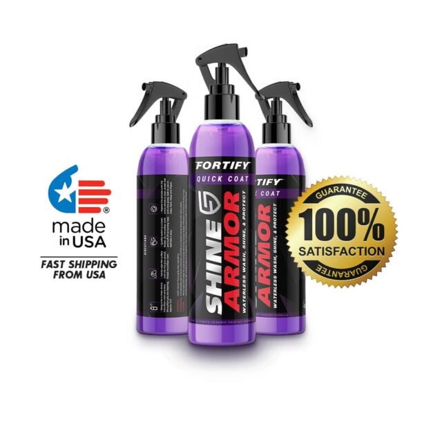 SHINE ARMOR Hydrophobic Ceramic Car Coating Fortify Quick Coat 6.4 oz