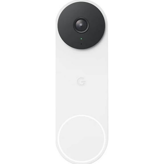 Google Nest Doorbell (Wired, 2nd gen) - Video Doorbell Camera - Doorbell Security Camera - Snow