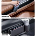 thumbnail image 3 of 2 Pack Car Seat Gap Organizer – Multifunction Storage Box for Wallet, Keys, Cup, Phone，Beige, 3 of 4