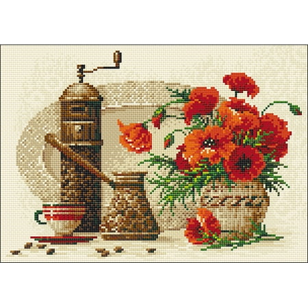 UPC: 4779046180149 | RIOLIS Diamond Mosaic Embroidery Kit 15 X10.75 -Coffee