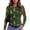02#Dark Green, variant on Christmas Graphic Tee for Women Long Sleeve Crew Neck Slim Fit Holiday Shirt for Festive Casual Everyday Wear