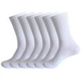 thumbnail image 3 of For Womens Mens Non Binding Top Circulatory Diabetic Cotton Crew Socks, 3 of 9