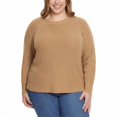 thumbnail image 4 of Jessica Simpson Women's Crewneck Sweater (Tan, XL), 4 of 4