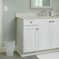 thumbnail image 3 of Rubbermaid Spa Works Compact 9 Quart Indoor Open Vanity Trash Container, White, 3 of 4
