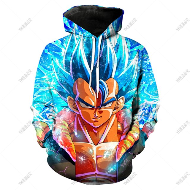 2023 año Dragon-Ball Z sudadera 4-14 años chico Sudadera con capucha Anime ropa Goku Sudadera con capucha niños niñas sudadera niño chándal ropa 150 Gao Jinjia LED