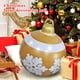 thumbnail image 2 of Navidad impermeable inflable bola de Navidad Patio Patio Decoración Sala de estar Año Nuevo Ornamento Juguetes Fuentes de fiesta 60 cm Tipo 1 Methold HA010309-01, 2 of 6