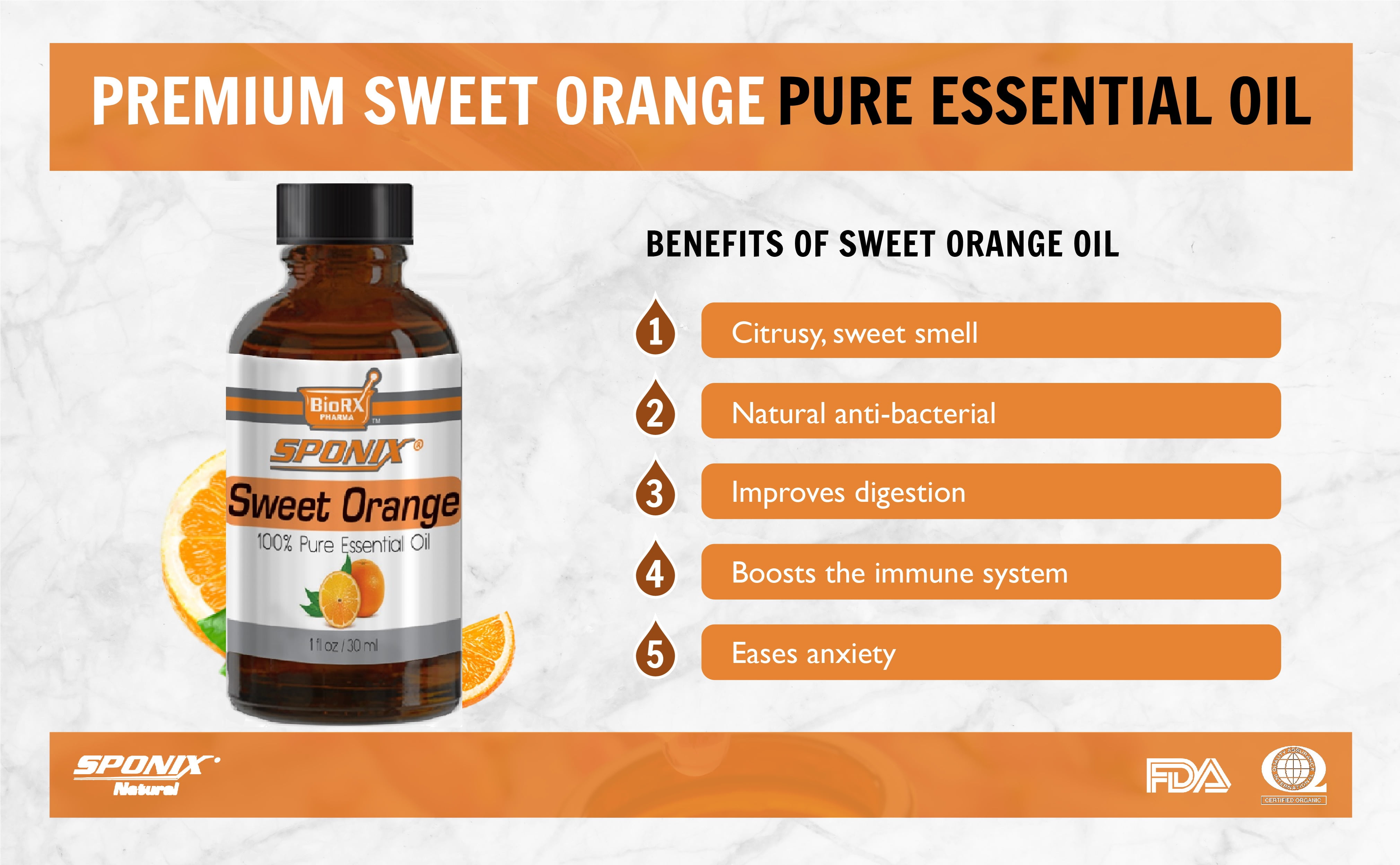 5 Benefits Of Orange Sweet Oil (And How To Use It) - AWO