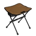 thumbnail image 2 of Taburete plegable para acampar, silla de pesca, asiento compacto para silla para pícnic, taburete plegable Marrón, 2 of 8