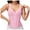 Pink, variant on Women's Shapewear Corset Tank Top with Front Zipper (Beige, XXL)
