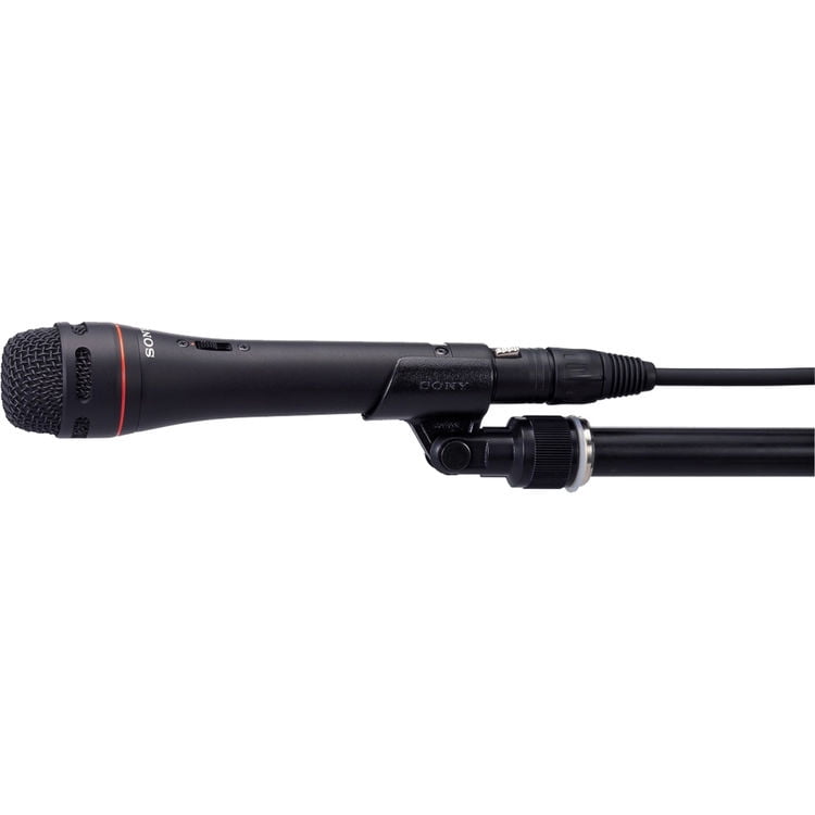 Sony F-720 Handheld Unidirectional Dynamic Microphone | Durable Metal Build, Focused Vocal Pickup & Low-Handling Noise | Ideal for Presentations & Live Events + XLR + Cable Ties + More