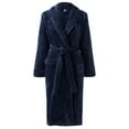 thumbnail image 6 of Long Robes for Women Mens Soft Plush Bath Robe Warm Bathrobes Comfy Full-length Nightgown Pajamas Sleepwear Housecoat Women Blue L, 6 of 7
