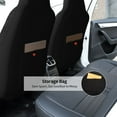 thumbnail image 5 of Naloa Black Glitter Car Seat Covers 2PCs Front Car Seat Covers Universal fit for Most Cars SUVs and Trucks - 2 PCS, 5 of 5