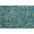 thumbnail image 2 of Addison Rugs Mayfield Washable Transitional Paisley Navy Rectangle Rug, 1'8" x 2'6", 2 of 5