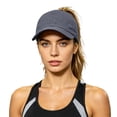 thumbnail image 5 of Gyujnb Washed Twill Baseball Cap with Ponytail Opening Adjustable Curved Brim for Outdoor Daily Casual Wear (Unisex Adult),One Size, 5 of 5