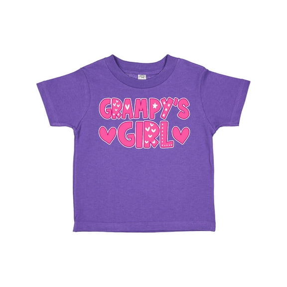 Inktastic Grampy's Girl Granddaughter Girls Toddler T-Shirt