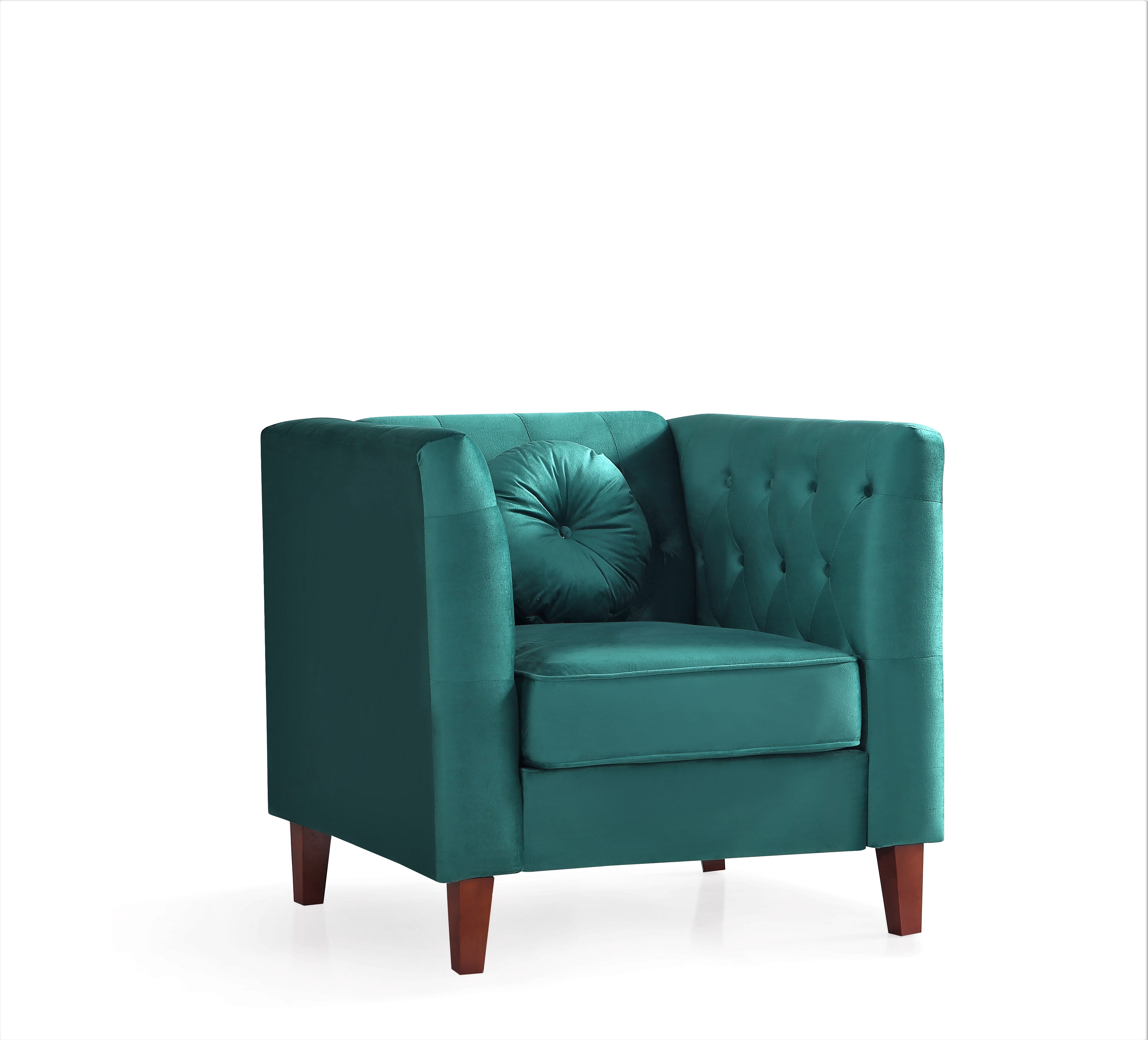 Uspridefurniture Chesterfield Chair, Green