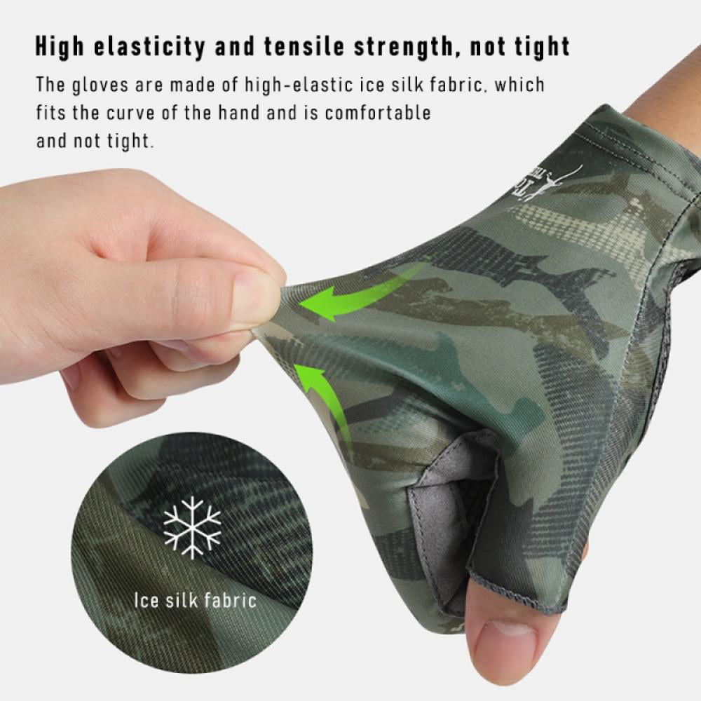 Sun Gloves UPF50+ Fishing Gloves UV Protection Gloves Sun