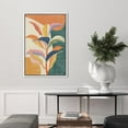 thumbnail image 2 of PixonSign Framed Canvas Print Wall Art Mid-Century Modern Vibrant Forest Wildflower Flower Nature Wilderness Illustrations Modern Art Cozy Decorative Colorful Multicolor - 24"x36" White, 2 of 5
