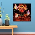 thumbnail image 4 of Cuadros Decorativos 5D DIY mariposa flor cuadrado resina completa diamante pintura decoración arte trabajo DQrwqpou Nuevos Originales, 4 of 9