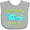 AC-Heather Grey, variant on Inktastic My Mommy Loves Me Cute Narwhal Boys or Girls Baby Bib