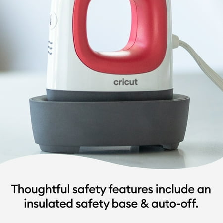 Cricut EasyPress Mini, Raspberry - Compact Handheld Heat Press Machine