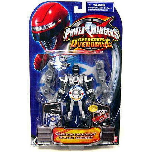 Power Rangers Operation Overdrive Mission Response Black Ranger Action Figure