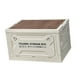thumbnail image 1 of Caja de almacenamiento plegable para acampar, caja de almacenamiento plegable con gran capacidad gris blanco, 1 of 9