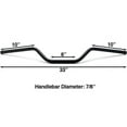 thumbnail image 5 of Krator Motorcycle Handlebar 7/8" Black Bars Euro Style Compatible with KTM Dual DXC 125 250 300 540 600 640, 5 of 5