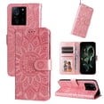 thumbnail image 4 of Funda tipo cartera GANGXUN para Xiaomi 13T Pro , diseño girasol, cuero PU, soporte, cierre magnético, tarjetero, 4 of 5