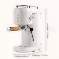 thumbnail image 2 of Leyfeng Electric Coffee Machine, Automatic Milk Frothing System, 1400W 20Bar Mini Coffee Maker with Portafilter, Single and Double Serve Filter Basket, Smart Brew for Latte Espresso Cappuccino, 2 of 9