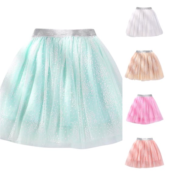 Girls Dress Floral Costume Comfortable Lightweight Trendy Mesh Tulle for Party Comfortable Tutu Skirt