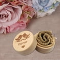 thumbnail image 4 of Fiudx 1 Caja de Madera para Anillos Personalizada para Bodas, San Valentín y Joyas., 4 of 5