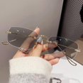 thumbnail image 1 of Rimless Color-Changing Glasses, Stylish & Comfortable, Lightweight Metal Frame, Suitable for All Light Conditions, 1 of 8