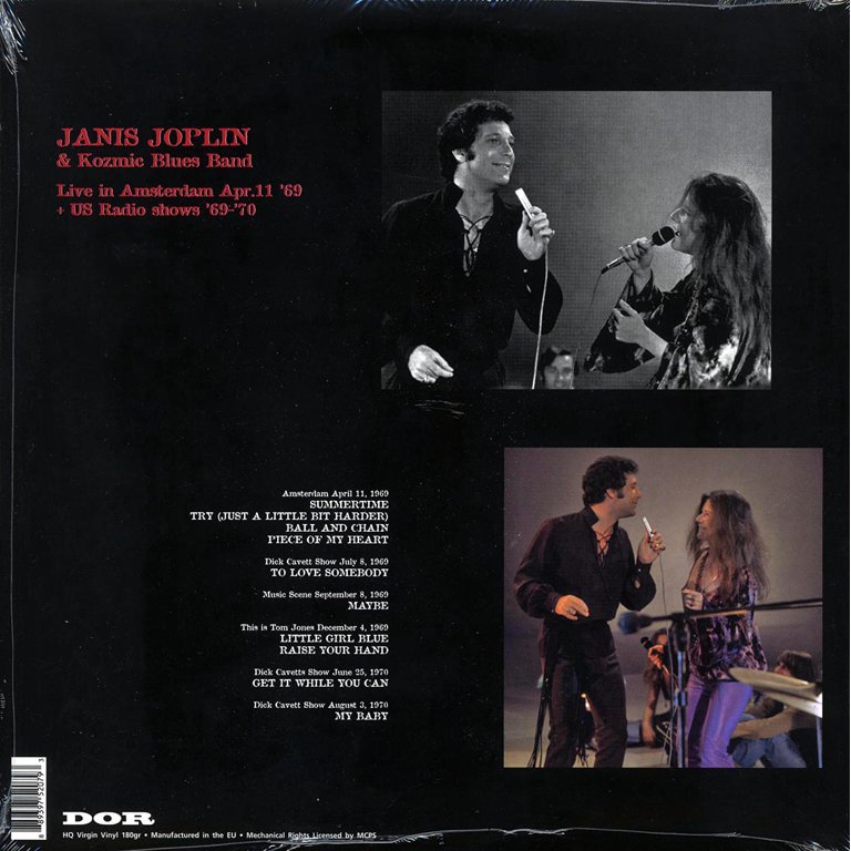 DVD！Janis Joplin / The Kozmic Blues Janis Joplin and the Kozmic Blues Band - Amsterdam 1969