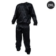 thumbnail image 3 of Sonducket Chándal de PVC grueso negro para trabajo pesado, traje de Sauna para el sudor, para gimnasio, ejercicio físico, quemagrasas, pérdida de peso, Ropa Deportiva, Zapatos No. 4 Sonducket OD009655-04, 3 of 6