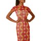 thumbnail image 2 of Txlixc Vestido de manga corta femenino elegante impresión de cuello redondo vestido de fiesta de verano Txlixc  moda, 2 of 10