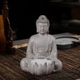 thumbnail image 1 of Candelabro de estatua de Buda de loto, estatuilla tradicional china, Base estable, soporte de vela multiusos de calentamiento coleccionable Pequeño, 1 of 8