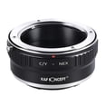 thumbnail image 1 of Adaptador de Montura para Lentes K&F Concept Contax/Yashica (C/Y) a Sony Alpha NEX E-Mount, 1 of 8
