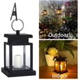 thumbnail image 4 of Solar Lantern Waterproof LED Flickering Flameless Candles Outdoor Garden Hanging Umbrella Lanterns LED Security, 4 of 5