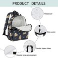 thumbnail image 4 of Golden Retriever Puppy and Dog Paw Backpack for School, Cute School Bag with Adjustable Shoulder Straps and Padded Back, 15.25"x11.5"x5.25", 4 of 5