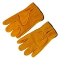 thumbnail image 4 of Guantes de Utilidad, 1 Par Amarillo de Alta Temperatura Alta Resistencia Resistente Resistencia Al Calor Preveniencia del Fugo Palma No Deslizante Para Soldadoura Eléctrica, 4 of 8